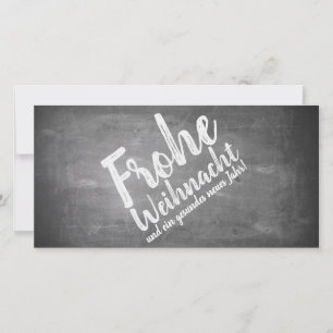 Weihnachtsgrüße auf der Kreidetafel