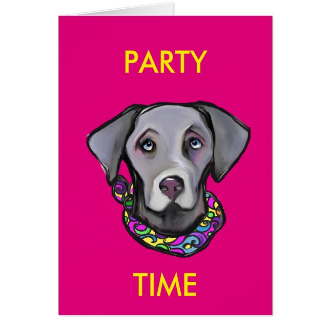 WEIMARANA MARDI GRAS (Frente)