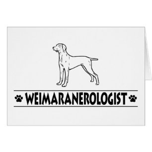 Weimaraner humorístico