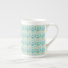 WEIMARANER Y TAZA DE LA PORCELANA DE HUESO DE LAS