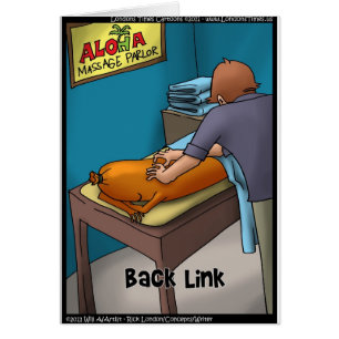 Weiner Massage o Backlink Funny Gifts & Cards