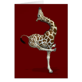 Weird Sporting Giraffe