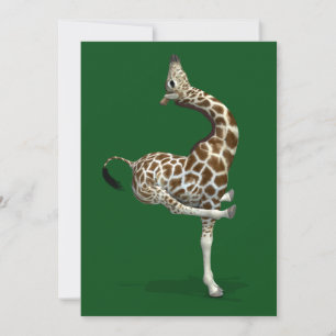 Weird Sporting Giraffe