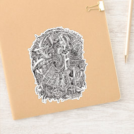Weirdhead, de Brian Benson Vinyl Pegatina
