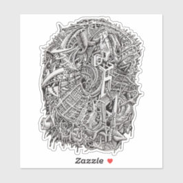 Weirdhead, de Brian Benson Vinyl Pegatina