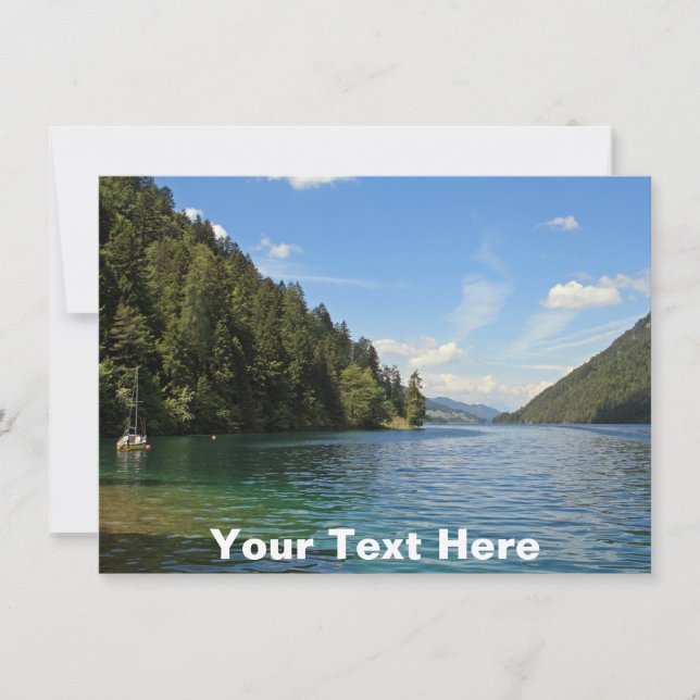 Weissensee personalizable, tarjeta Austria (Anverso)