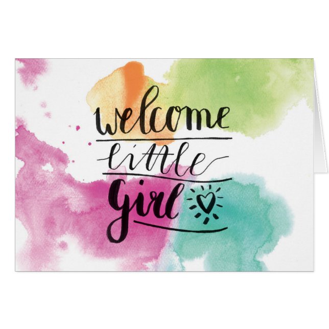 welcome girl (Anverso (Horizontal))