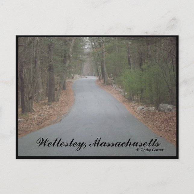 Wellesley, postal de Massachusetts (Anverso)