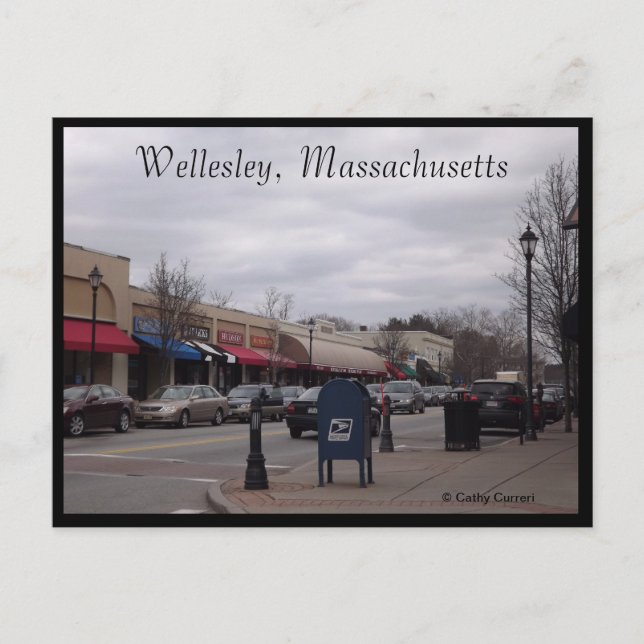 Wellesley, postal de Massachusetts (Anverso)