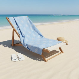 Wellness Waters Gym Towel - Icy Blue Snowflake 