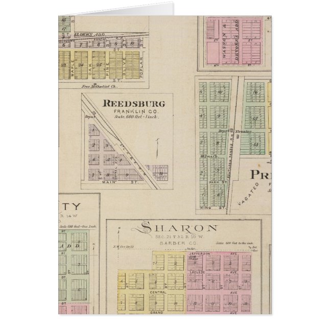 Wellsville, Emmerson, Reedsburg, Princeton, Kansas (Frente)