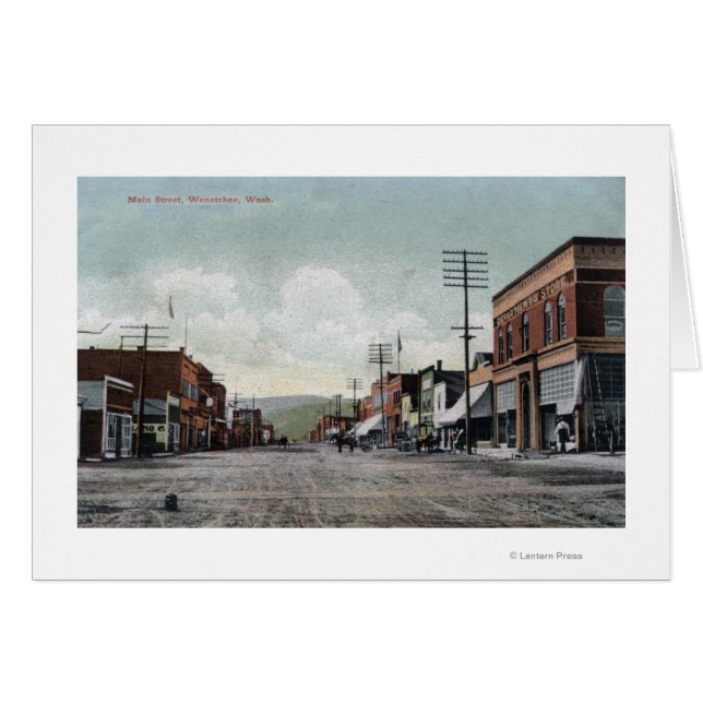 Wenatchee, WashingtonView de la calle principal (Anverso (Horizontal))