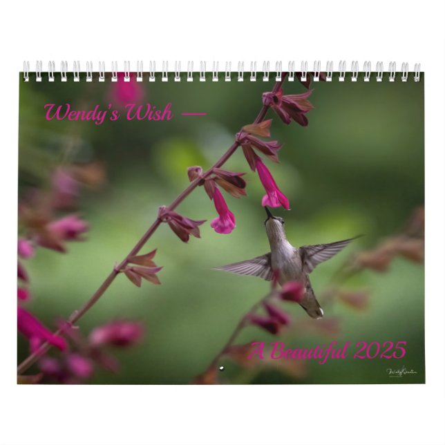 Wendy’ Wish 2025 18 Mes, Calendario Medio (Tapa)
