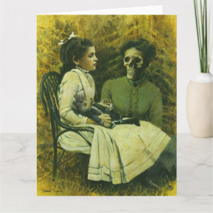 Wereolf Chica Gótico Victoria Tarjeta de grandes s