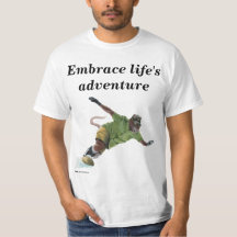 Wererat Snowboarder Deportes Fantasy Camisetas de 