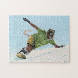 Werererat Snowboarder Fantasy Art Medium Puzzle
