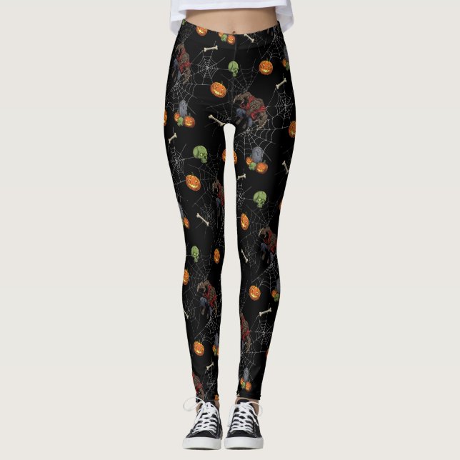 🐺 Werewolf Halloween Leggings 🎃 💀 (Anverso)