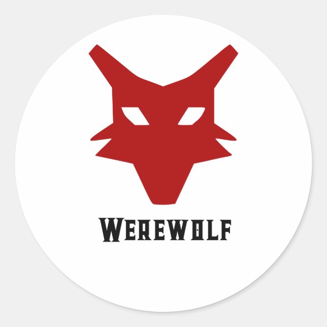 Werewolf Laptop Pegatina (Anverso)