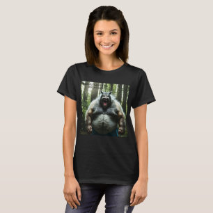 Werewolf Que Comía La Camiseta Negra De Toda La Al