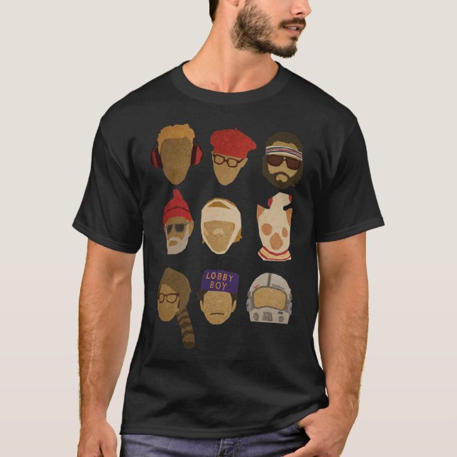 Wes Anderson&x27;s Gorras camiseta clásica (Anverso)