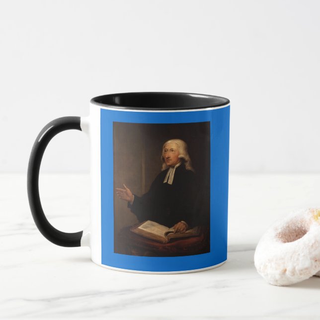 Wesley, taza de café de la imagen de Juan (Con donut)