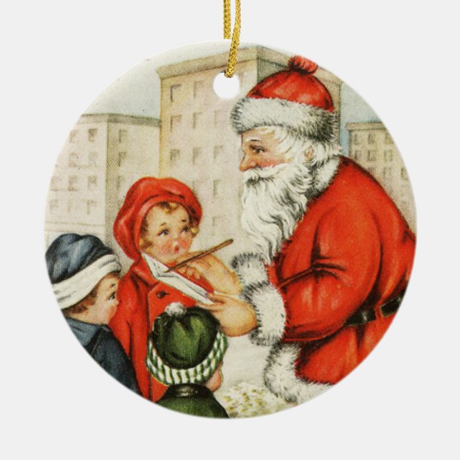 Wesołych Świąt Decoración navideña polaca Cerami (Frente)