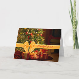 Wesolych Swiat - tarjeta de las Felices Navidad