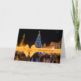 Wesolych Swiat - tarjeta de las Felices Navidad