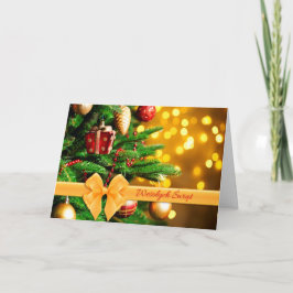 Wesolych Swiat - tarjeta de las Felices Navidad