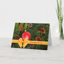 Wesolych Swiat - tarjeta de las Felices Navidad