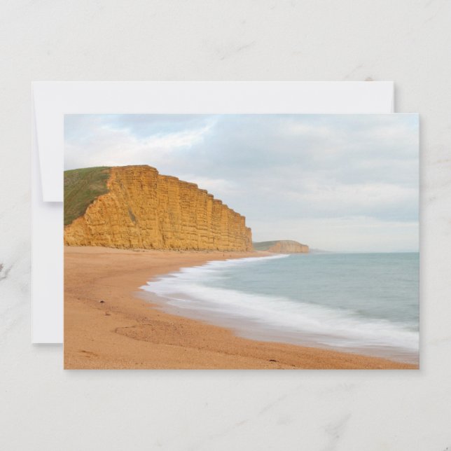 West Bay, tarjeta Dorset (Anverso)