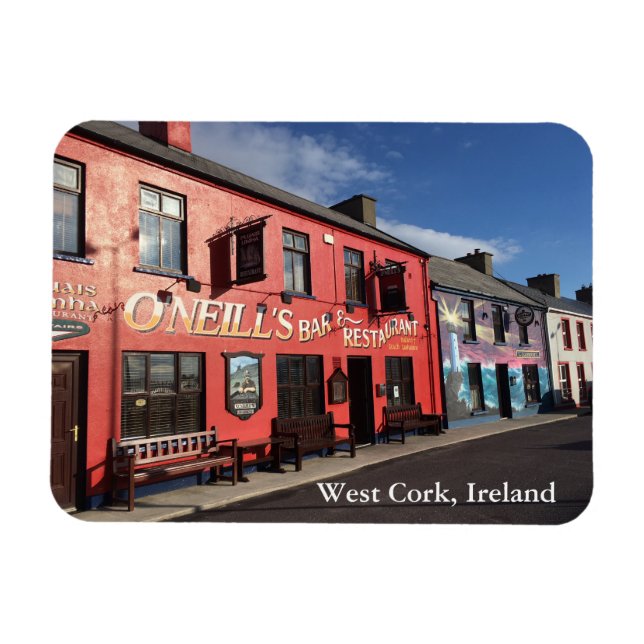 West Cork, Pubs irlandeses, imán irlandés (Horizontal)