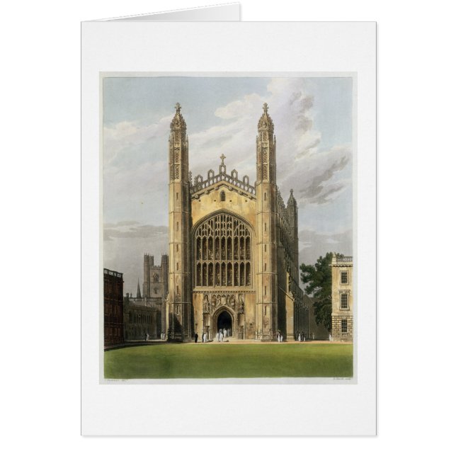 West End of King's College Chapel, Cambridge, (Frente)