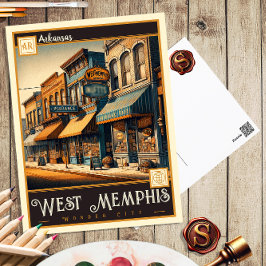 West Memphis, Arkansas | Postal de época