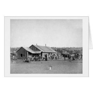 Western Ranch House en Dakota del Sur Fotografía