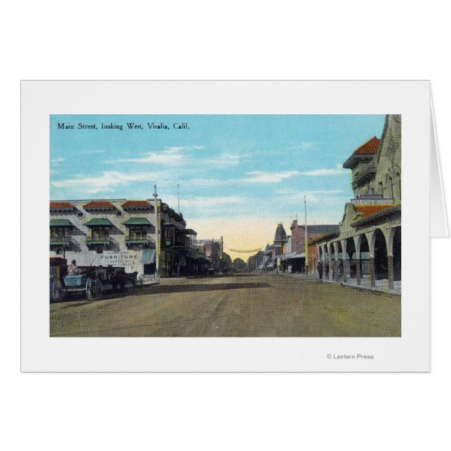 Western View from Main StreetVisalia, CA 2 (Anverso (Horizontal))
