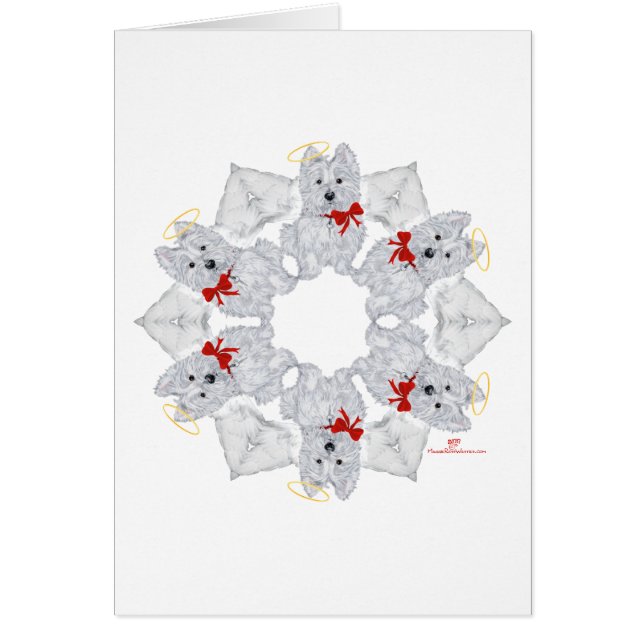 Westie Angel Snowflake (Frente)