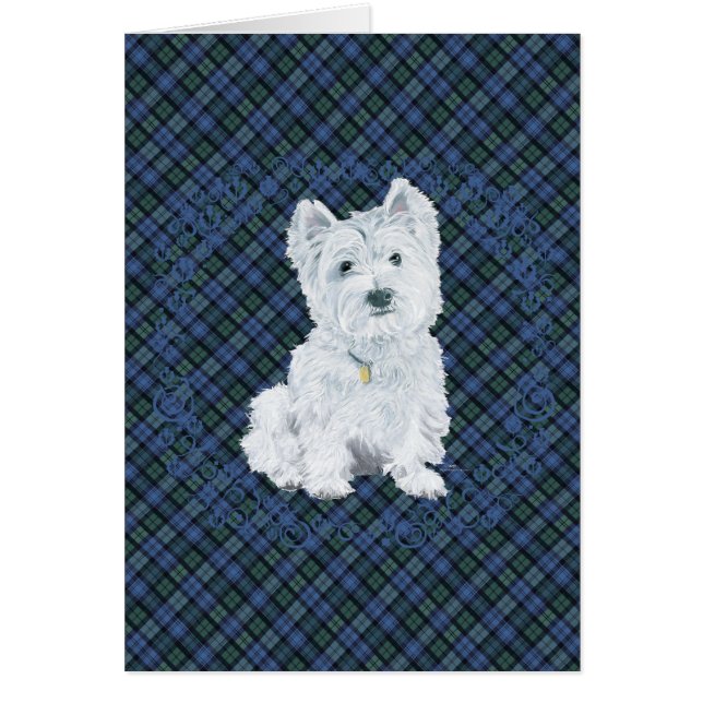 Westie Black Watch Tartán (Frente)