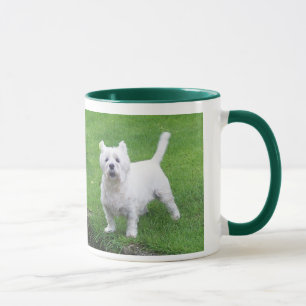 Westie  de la taza del campanero de 11 onzas