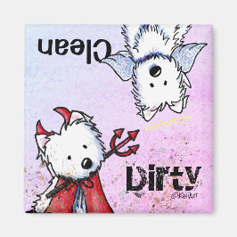 Westie Dishlavavajillas imán