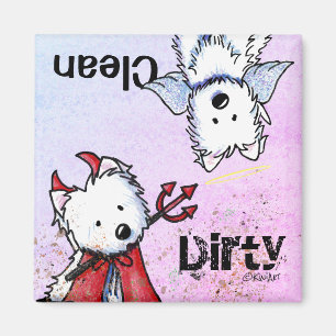 Westie Dishlavavajillas imán