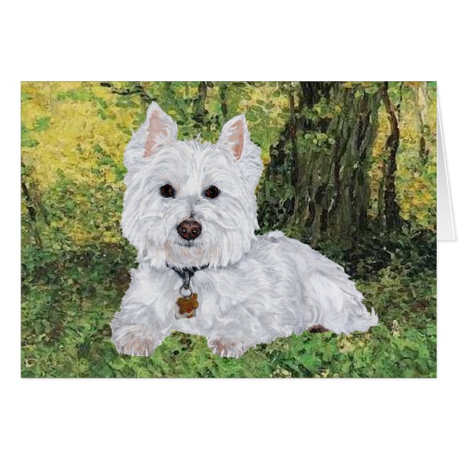 Westie en los Bosques Amarillos (Anverso (Horizontal))