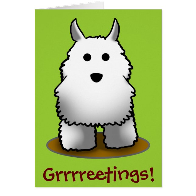 ¡Westie Grrrreetings! (Frente)