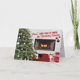 Westie Navidades quiere tarjeta de felicitación