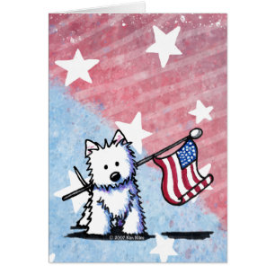 Westie terrier 4 de julio