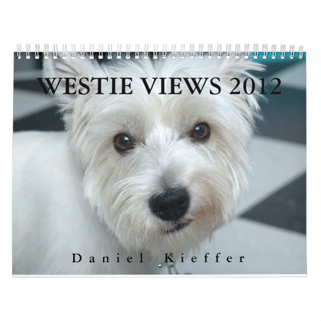 WESTIE VE el calendario 2012 (Tapa)