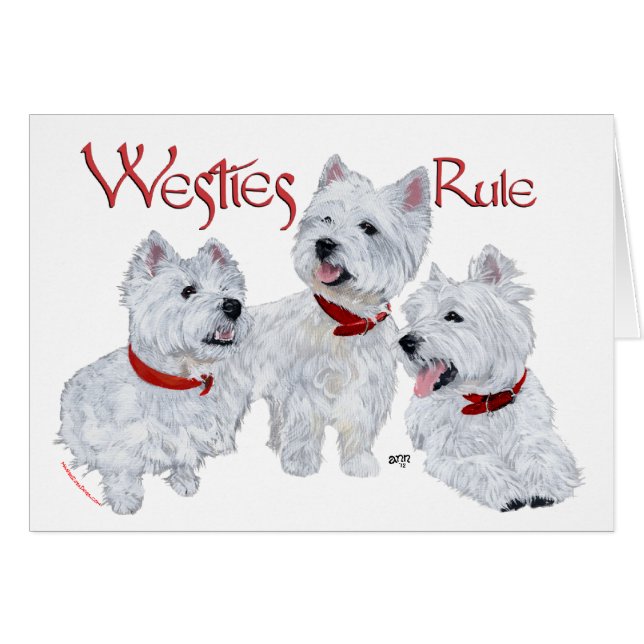 ¡Westies mandan! (Anverso (Horizontal))
