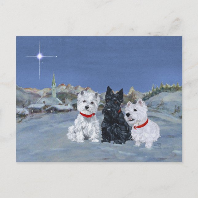 Westies y una Navidad Scottie (Anverso)
