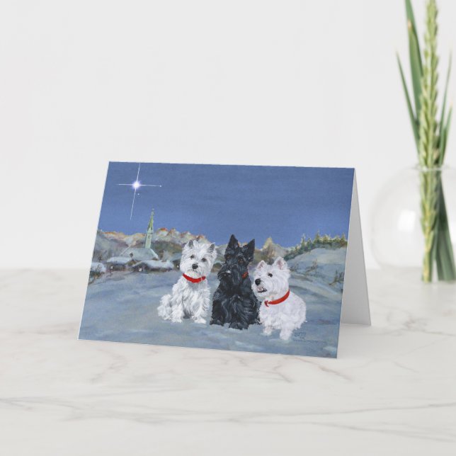 Westies y una Navidad Scottie (Anverso)