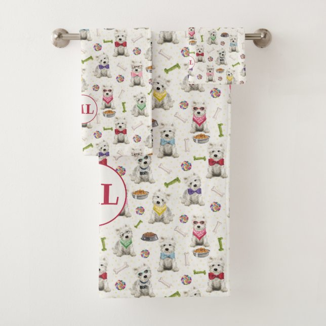 Westis blancos con accesorios Monograma caprichoso (In situ)